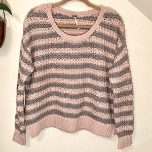 Free People Chunky Knit Sweater | Scoop Neck